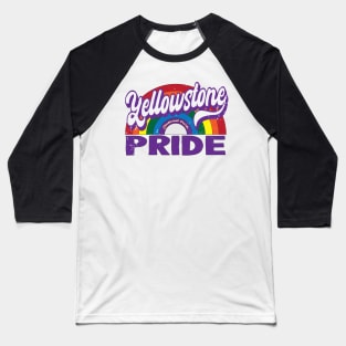 Rainbow Pride Yellowstone National Park Baseball T-Shirt